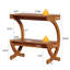 Solid Wood Cross Legs End Table-1262182208