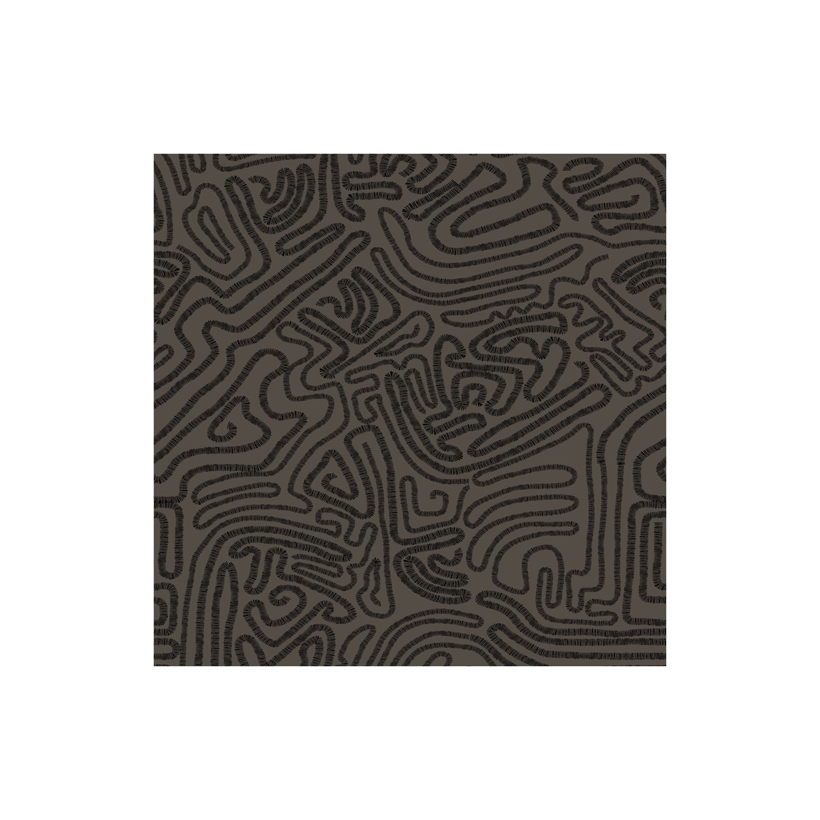 Sketch Peel and Stick Wallpaper, Black