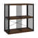 30.55" H x 30.2" W Steel Frame 4-Cube Bookcase