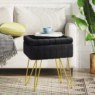 Elliahna Iron Accent Stool