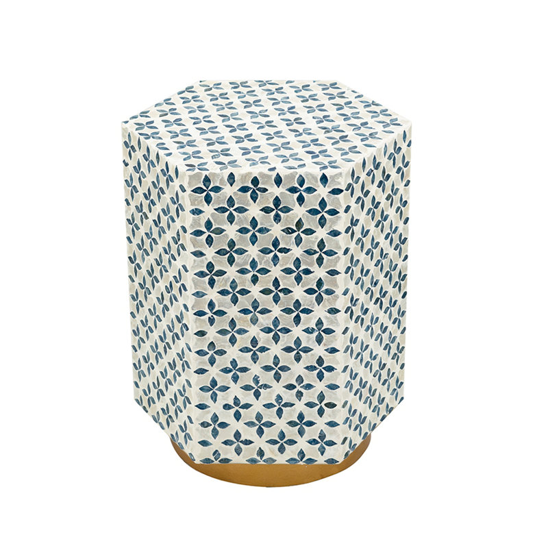 Table d'appoint hexagonale