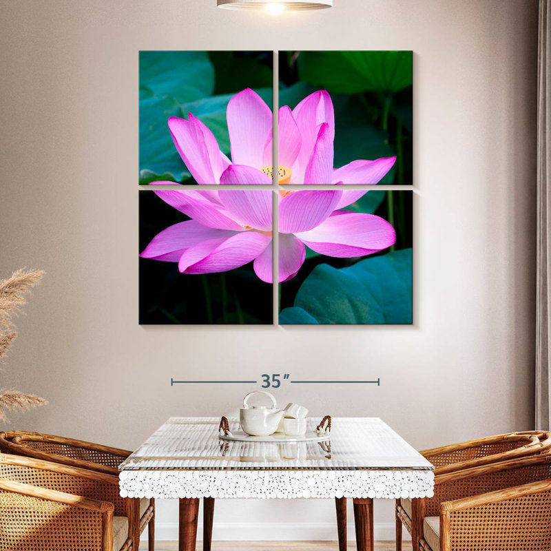 Harnek Lotus Blossom, 45" H x 45" W