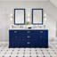Ensemble de meuble-lavabo double de 72 po Didomenico