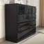 Aneesh High Gloss 8 Drawer Chest of Drawers-2070731328