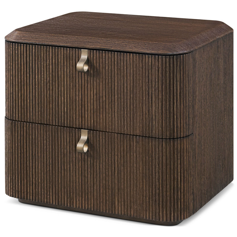 Vienna 2 - Drawer Nightstand, Brown