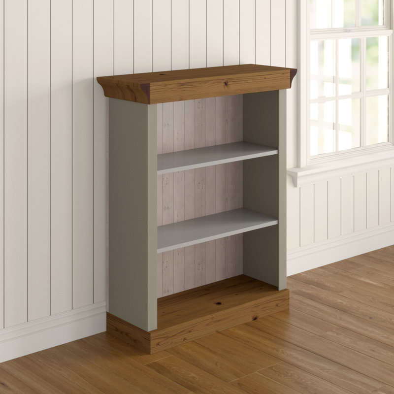 Kelly Bookcase, Stained and varnished Grey/Brown
