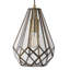 1 - Light Antique Brass Plate Pendant