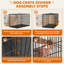 Cage pliable en métal pour chien avec cloison-101093291