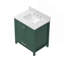 Meuble-lavabo avec cadre en bois massif 30 po, meuble-lavabo autoportant avec lavabo vert-1955426545-1955426546