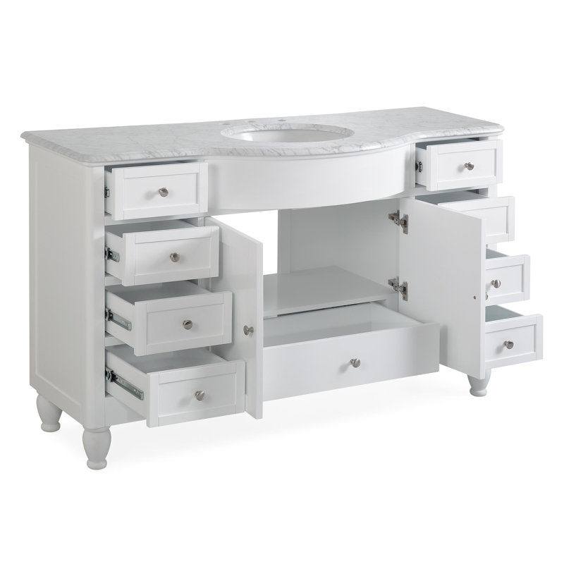 Meuble-lavabo simple 58 po