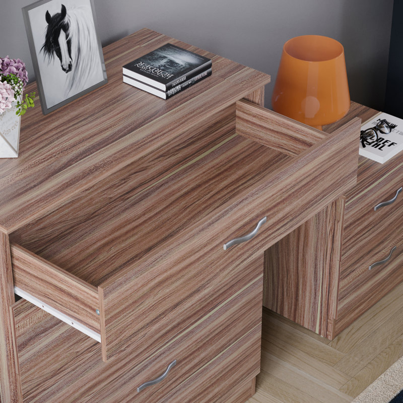 Maybery 5 Drawer 75Cm W Chest, Walnut