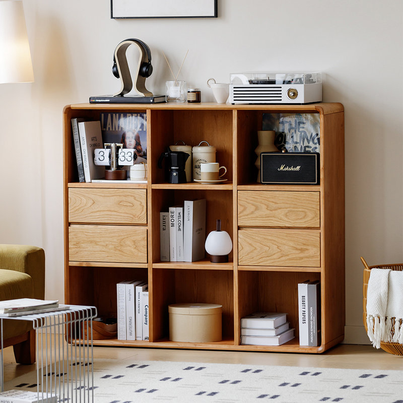 Bibliothèque de rangement à la mode américaine