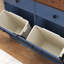Armoire poubelle double inclinable Farmhouse Blue