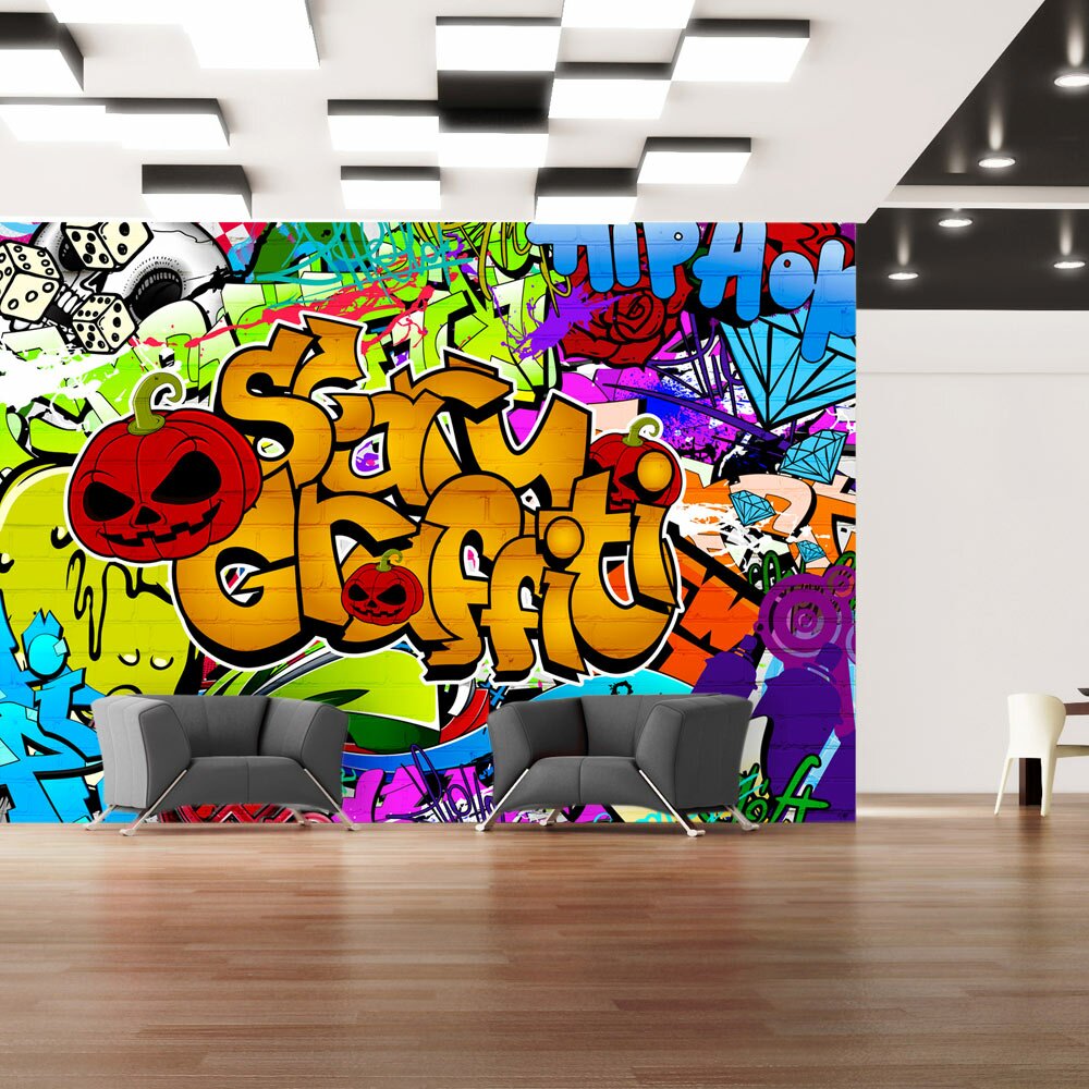 Tapete Scary Graffiti 2,45 m x 350 cm