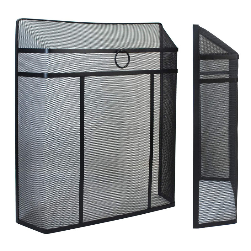 Amitiel 154.94cm x 40.64cm Steel Spark Screen