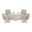 Braxton 5-Piece Deep Seating Swivel Conversation Set with Fire Pit Table-128126272-128126263