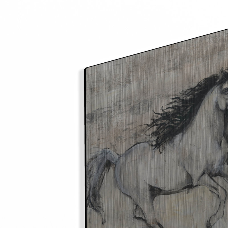 Luxe métal Art «Horses In Motion II» par Tim O'Tool «Luxe métal Art« Horses In Motion II »par Tim O'Toole, art mural en métal» par Tim O'Toole
