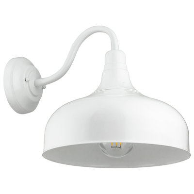 Luminaire de grange d'extérieur à 1 ampoule H 11,5 po Spillville