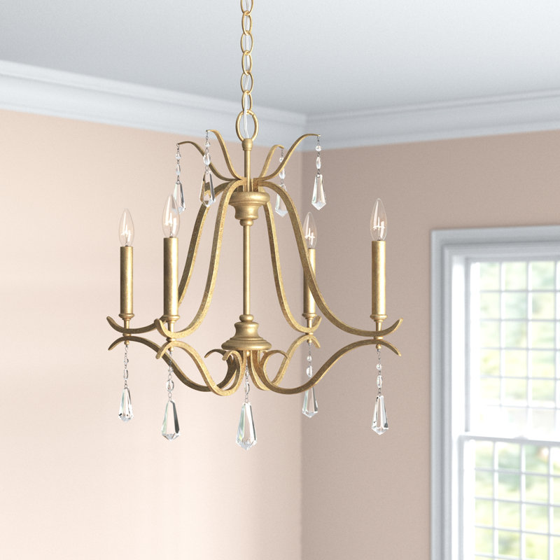 Lustre empire 4 lumières Vogan