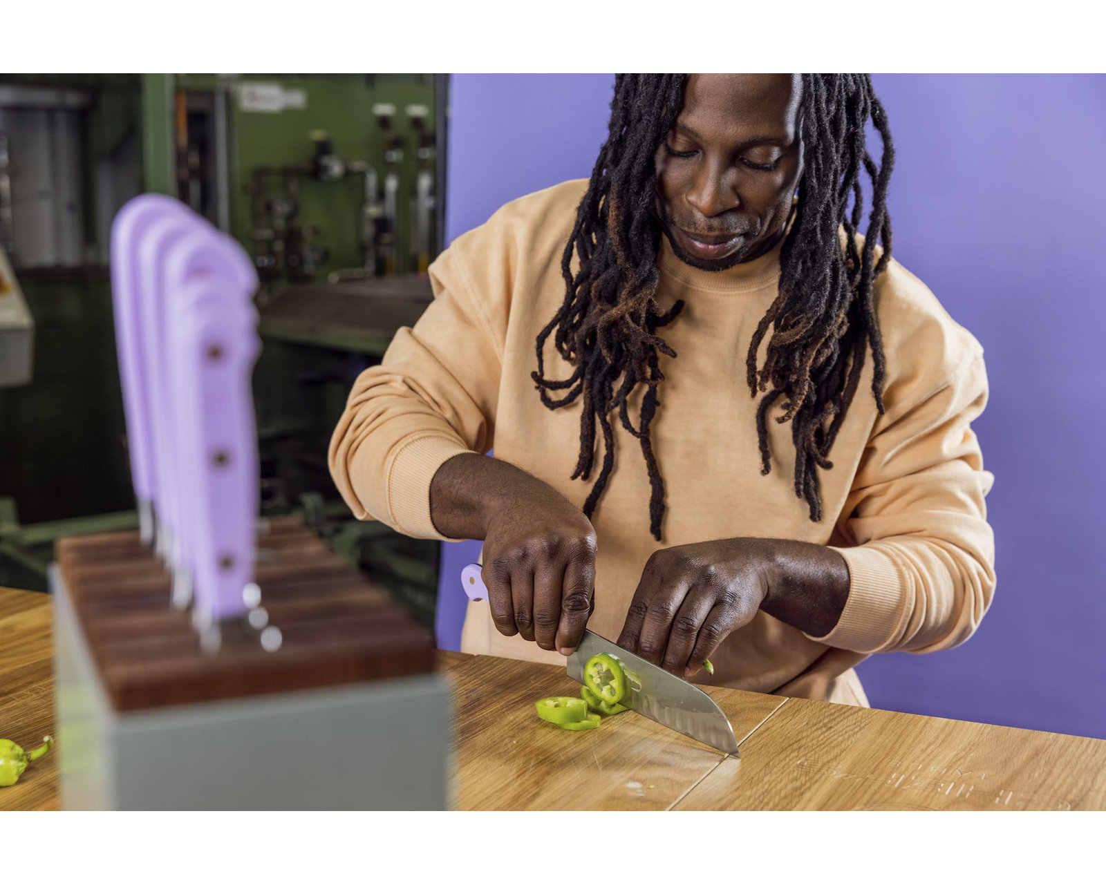 WÜSTHOF Classic Color Purple Yam 7" Santoku Knife