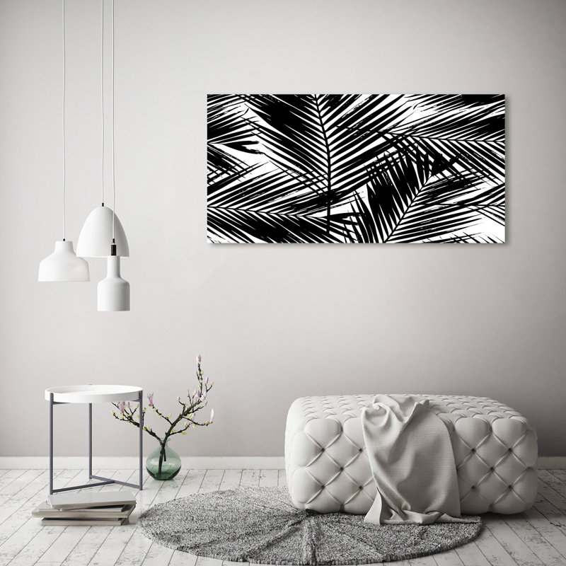Leaves Of Palm - Wrapped Canvas Print