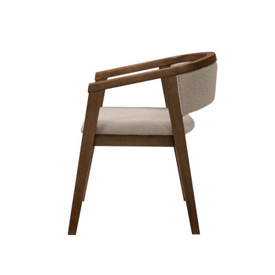 Chaises de salle à manger rembourrées en U avec accoudoirs Arden
