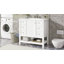Meuble-lavabo 36 po avec lavabo, une armoire et trois tiroirs, panneau de bois massif et panneau de fibres à densité moyenne-1009847912