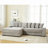 Zinia Upholstered 111'' Sofa & Chaise-153292407