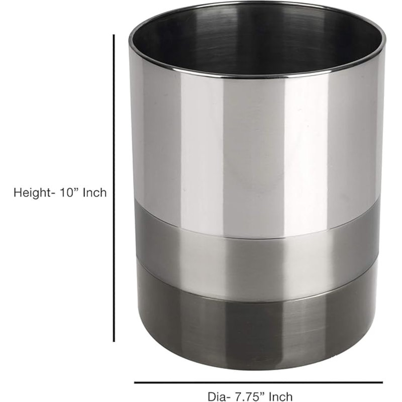 Poubelle en acier inoxydable 3 tons Triune