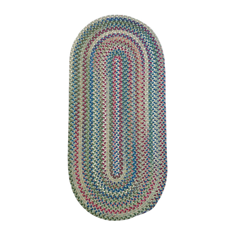 Tapis multicolore Cloverdale, Tapis de couloir 2 pi 6 po x 7 pi