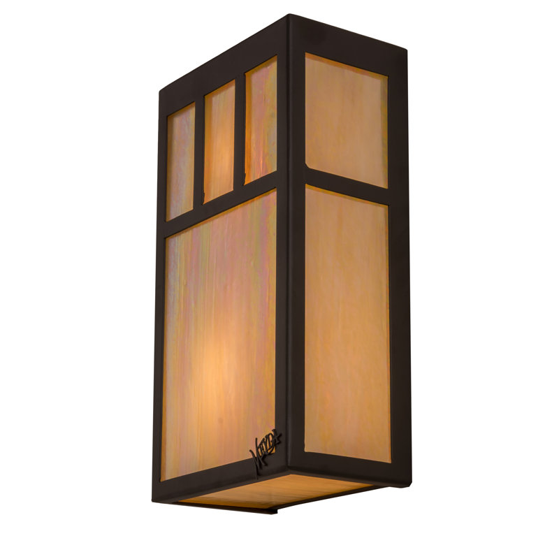 2 - Light Outdoor Bulkhead Light, Orange