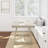 Classic Solid Wood Dining Table - 1220mm/48in, White Sand Wirebrush-2067438309