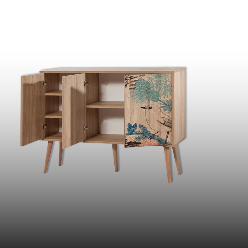 Forest Whisper Hornbeam Legs Unique Console Sideboard