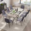 Ensemble de table de salle à manger extensible 55 à 70 po-1021720775-1021720797