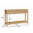 Ayjah 51.2" Wood Console Table with 3 Drawers,Rattan Entry Table for Entryway