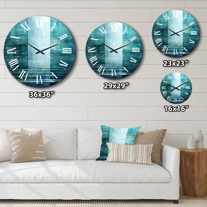 Horloge murale Barlet, H 16 po x l 16 po