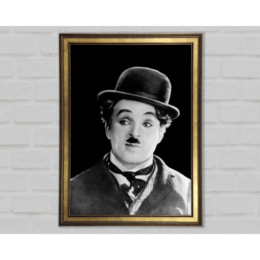 Charlie Chaplin Porträt - Druck