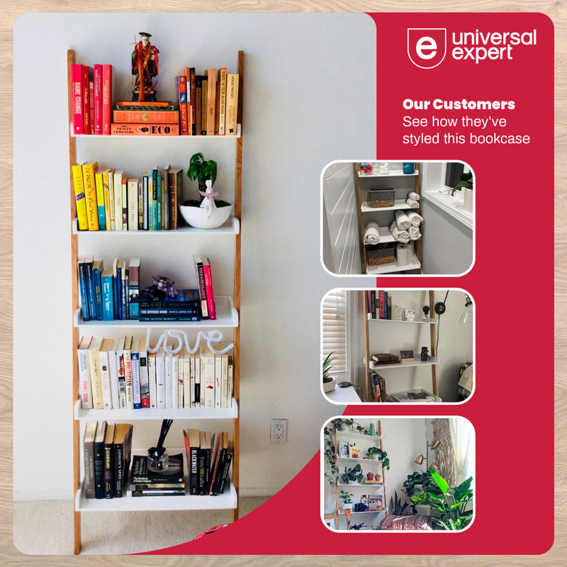 Universal Expert Modern Remus Ladder Bookshelf