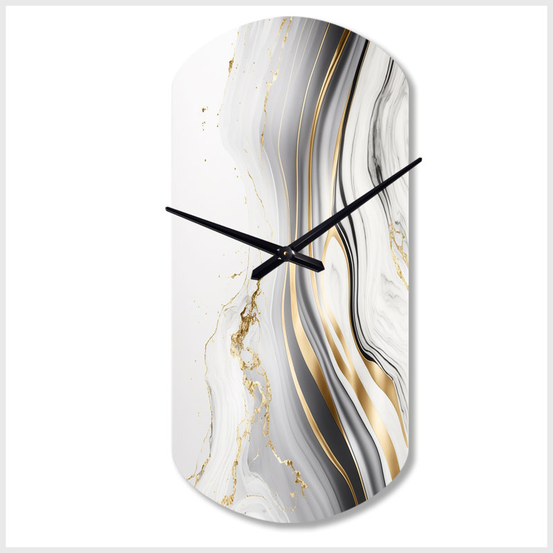 Horloge murale abstraite Steinke, Grand