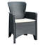 Hawthorne 2 - Person Patio Dining Set Square Table with Cushions Included