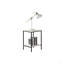 Ensemble de table 3 pièces de style rustique à finition blanche 1 table basse 2 tables de bout 2 pièces de style minimaliste
