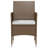 Patio Dining Set 3 Piece Rattan Patio Conversation Set Poly Rattan-710093383