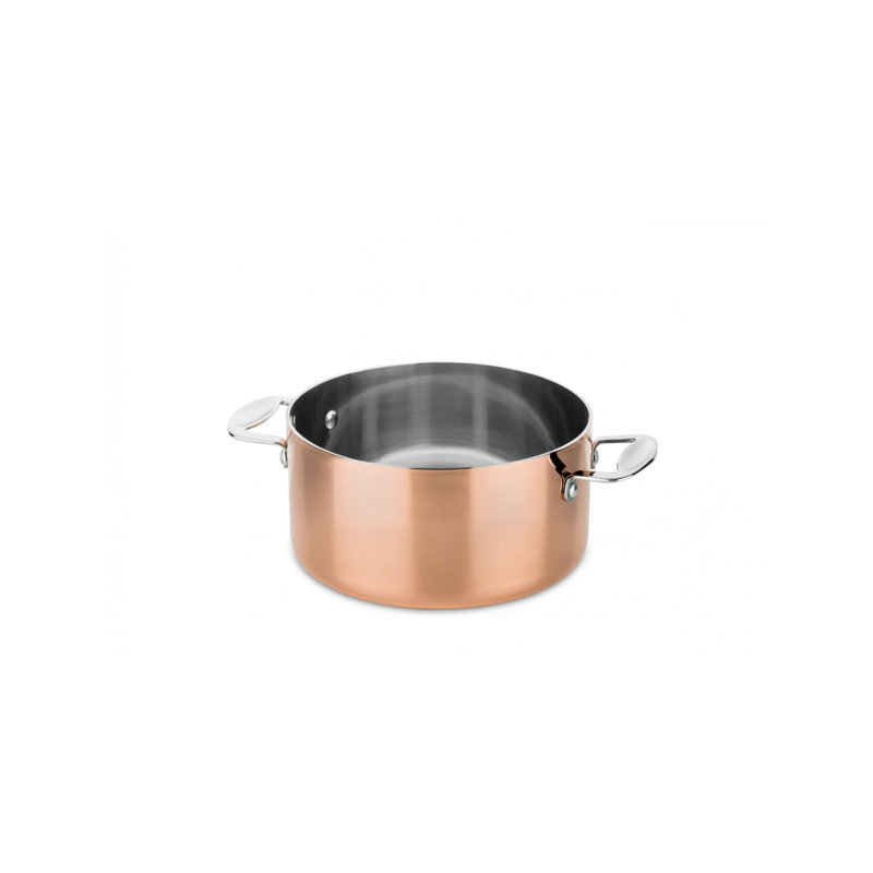 Toscana Pot with Lid 7.87" - 12 Pieces - Copper