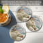 Ensemble de 4 sous-verres ronds Beach