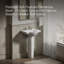 Veer™ Ceramic Pedestal Bathroom Sink with Overflow-10942335-19195677-46044463