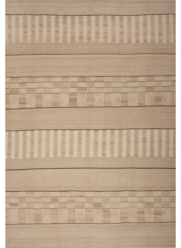 Moroccan Geometric Area Rug in Beige