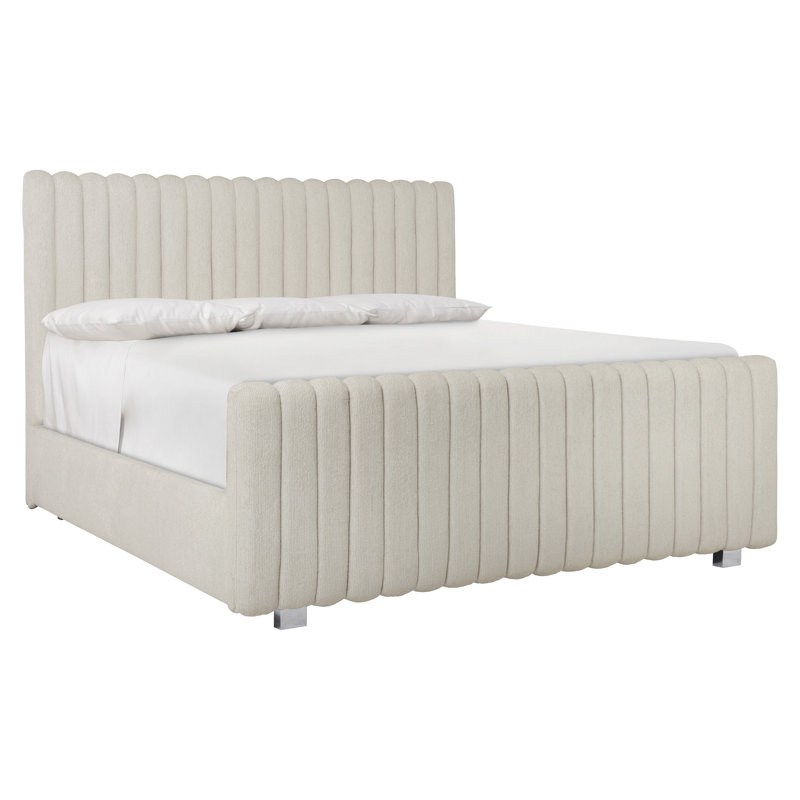 Silhouette Upholstered Panel Bed, King