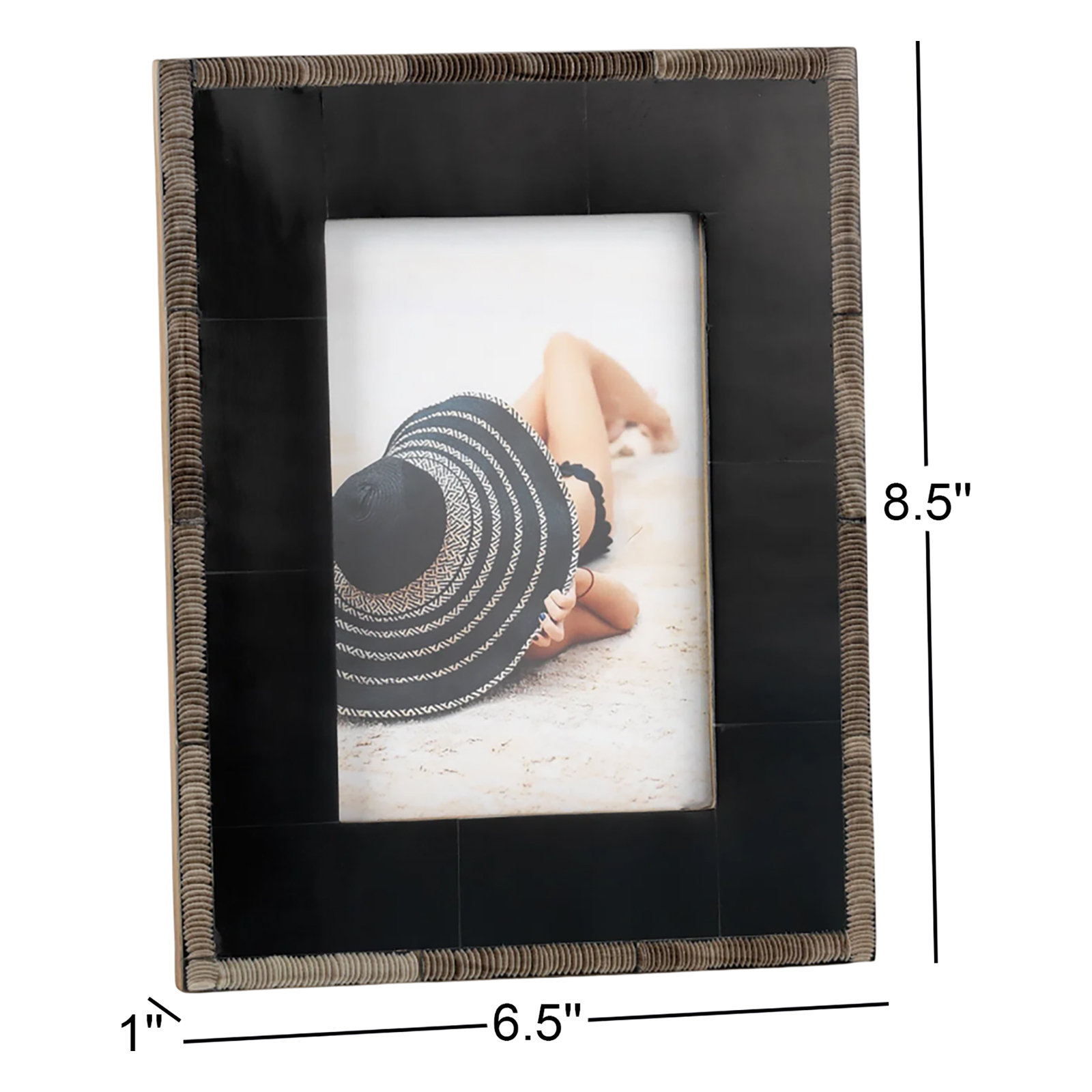 Alette Horn Matte Picture Frame, 4" x 6"