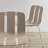 Modern Outdoor & Indoor Plastic Dining Chairs, Durable Metal Frame with Contoured Seat, Weather-Resistant, Easy Assembly, Ideal for Patios, Cafes, and Home Use, Set of 4-1344705369