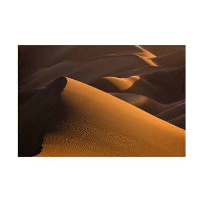 Art mural sur toile tendue - «Sunset Golden» par mohamedreza Momeni pour décoration de salon, de chambre à coucher ou de bureau - 30 x 47